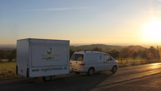 Vogelschmiede Verkaufswagen schließt 