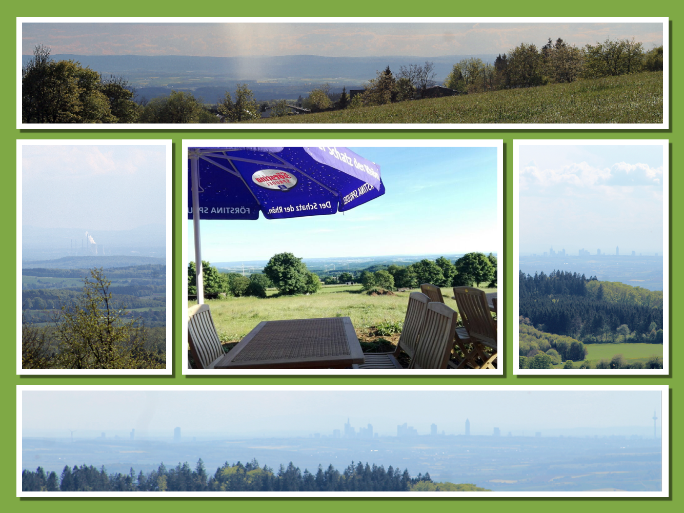 Unschlagbarer Fernblick von unserem Gastraum oder unserer Terrasse können Sie Ihre Blicke in die Ferne schweifen lassen